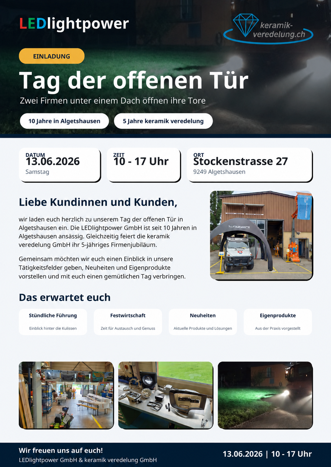 Einladung Tag der offenen Tür